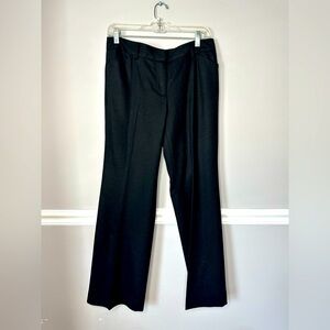 J.Crew Classic Wool Black Pants‎ Size 8 Fully Lined Wide Leg Career Office City